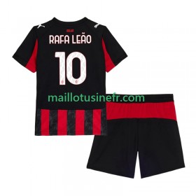 Maillot de Foot AC Milan Rafael Leao 10 Domicile 2025-26 - Enfant